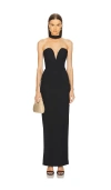 Michael Costello X Revovle Daija Gown In 黑色