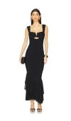 Michael Costello X Revovle Hilary Gown In 黑色