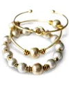 Michael Gabriel Designs 3-pc. Set Crystal Bangle & Stretch Bracelets In Assorted P