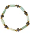 Michael Gabriel Designs Amazonite Labradorite Bracelet In Light Past