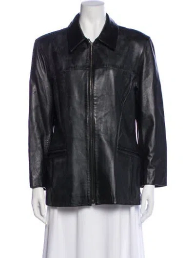 Pre-owned Michael Hoban North Beach Vintage 1980's Jacket In Black