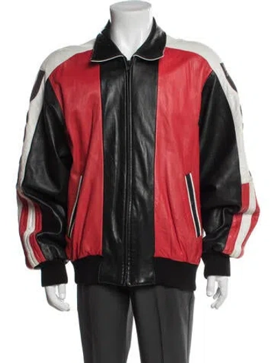 Pre-owned Michael Hoban North Beach Vintage 1990's Bomber Jacket In Black