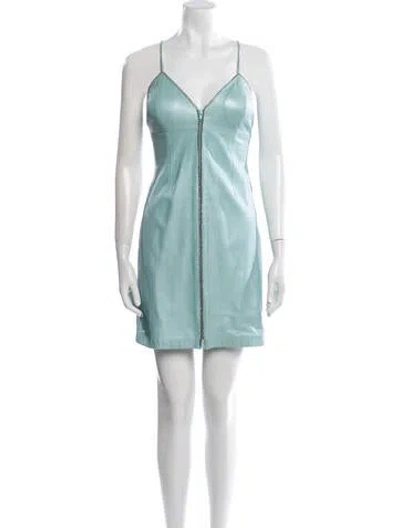 Pre-owned Michael Hoban North Beach Vintage 1990's Dress Set In Blue