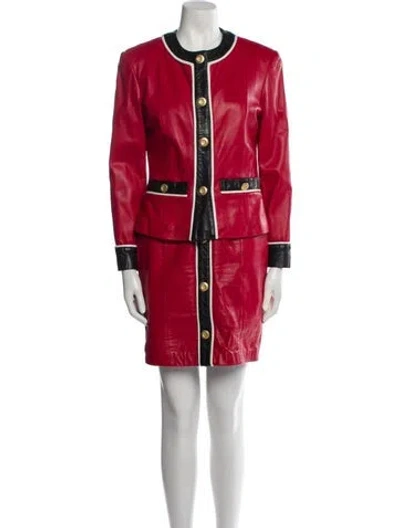 Pre-owned Michael Hoban North Beach Vintage 1990's Dress Set In Multi