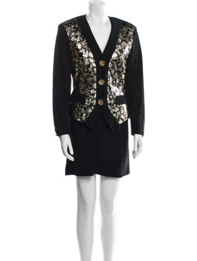 Pre-owned Michael Hoban North Beach Vintage 1990's Dress Set In Multi