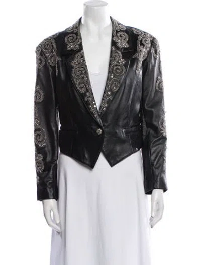 Pre-owned Michael Hoban North Beach Vintage 1990's Evening Jacket In Black