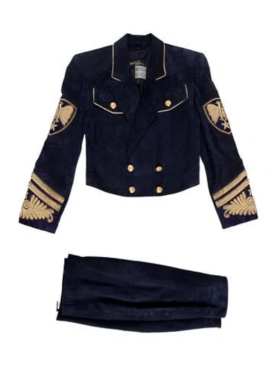 Pre-owned Michael Hoban North Beach Vintage 1990's Skirt Suit In Multi