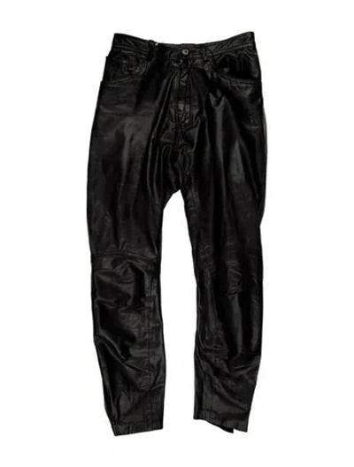 Pre-owned Michael Hoban North Beach Vintage Skinny Leg Pants In Black
