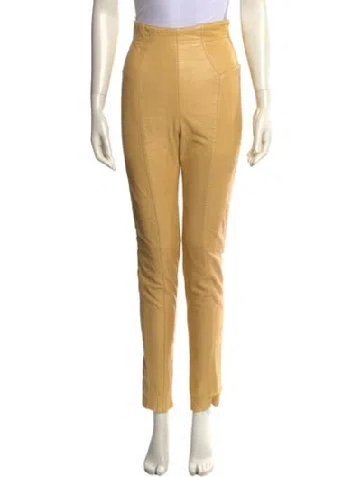 Pre-owned Michael Hoban North Beach Vintage Skinny Leg Pants In Neutral