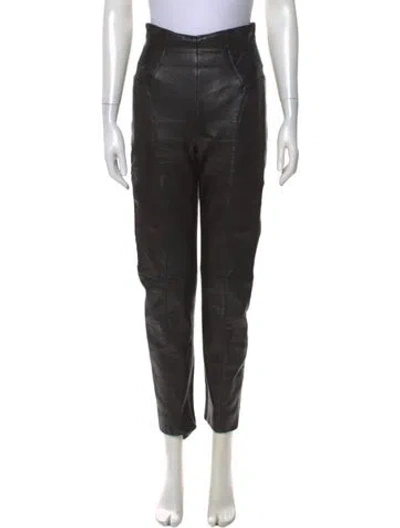 Pre-owned Michael Hoban North Beach Vintage Straight Leg Pants In Black