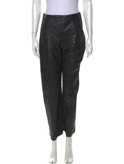 Pre-owned Michael Hoban North Beach Vintage Straight Leg Pants In Black