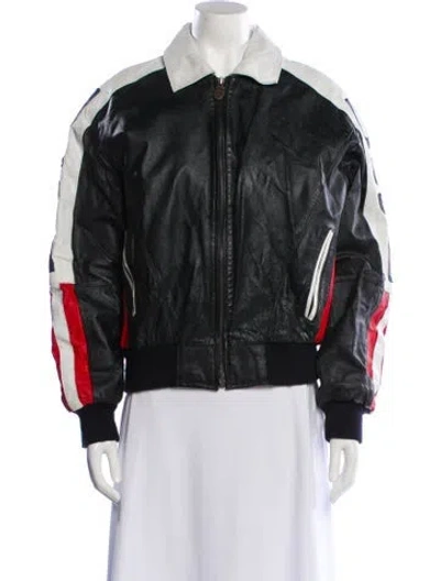 Pre-owned Michael Hoban Wheremi Vintage Late 1980's - Early 1990's Bomber Jacket In Black