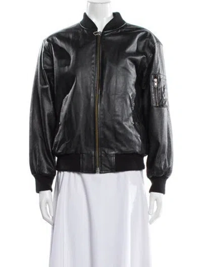 Pre-owned Michael Hoban Wheremi Vintage Late 1980's - Early 1990's Bomber Jacket In Black