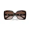 Michael Kors 0mk2213 Oversized Square Frame Sunglasses With Tortoiseshell Pattern In Gray