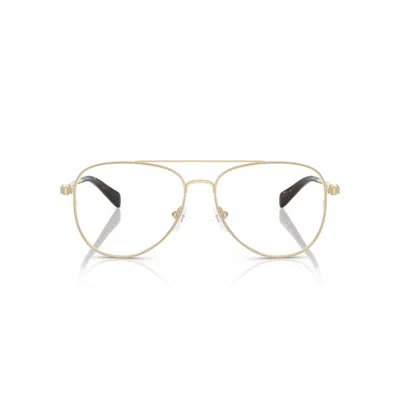 Michael Kors 0mk3089 Classic Aviator Eyeglasses With Gold Finish In Purple