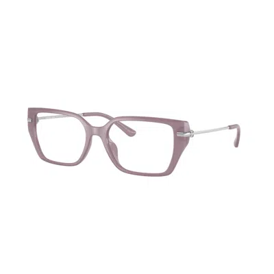 Michael Kors 0mk4134u Oversized Square Frame Eyeglasses With Matte Finish In Red
