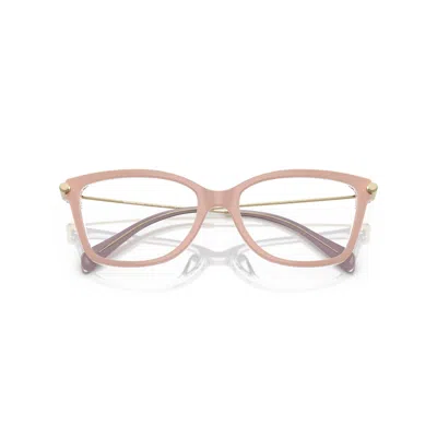 Michael Kors 0mk4150u Oversized Square Frame Eyeglasses With Matte Finish In White