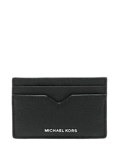 Michael Kors 100% Genuine Leather Mini Wallet In Black