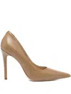 Michael Kors 100mm Elyse Pumps In Brown