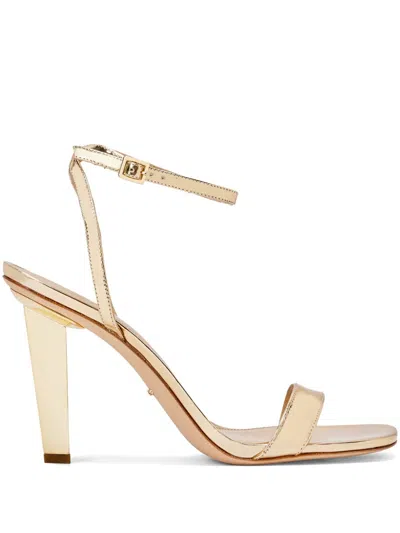 Michael Kors 102mm Helle Sandals In Gold