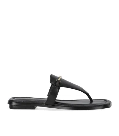 Michael Kors Lena Black Thong Sandal