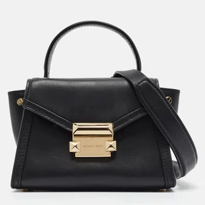 Pre-owned Michael Kors Whitney Mini Leather Top Handle Bag