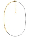 Michael Kors 14k Gold-plated Brass Mixed Chain Necklace In Gold