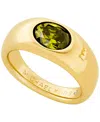 Michael Kors 14k Gold-plated Brass Oval Stone Ring