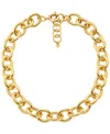 Michael Kors 14k Gold-plated Brass Statement Chain Necklace In Gold
