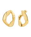 Michael Kors 14k Gold Plated Link Earrings In Gold