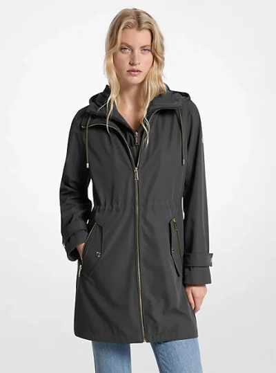 Michael Kors 2-in-1 Water-resistant Anorak In Black