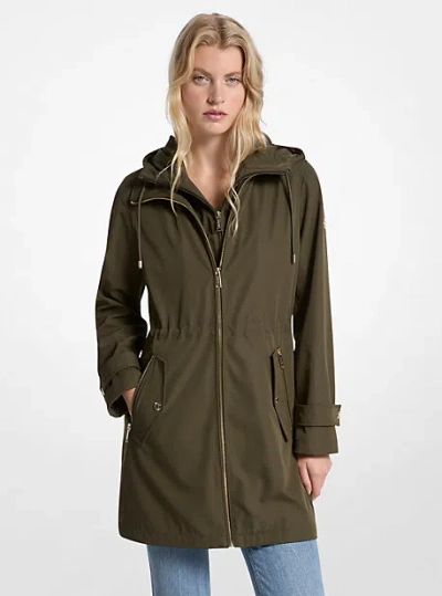 Michael Kors 2-in-1 Water-resistant Anorak In Green