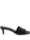 Michael Kors 20mm Merriam Mules In Black
