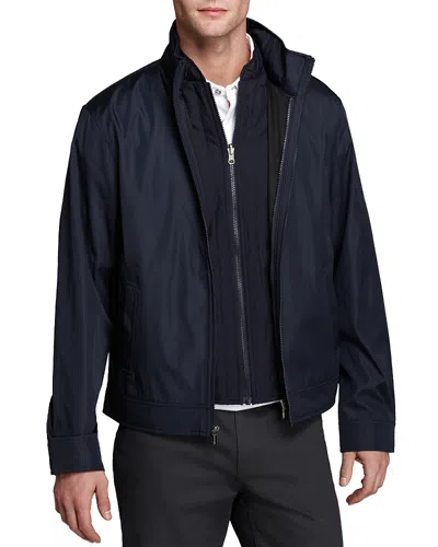 Michael Kors 3-in-1 Track Jacket In Blue