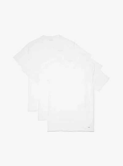 Michael Kors 3-pack Cotton T-shirt In White