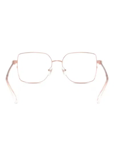 Michael Kors 3091b Vista Square-frame Glasses In Pink