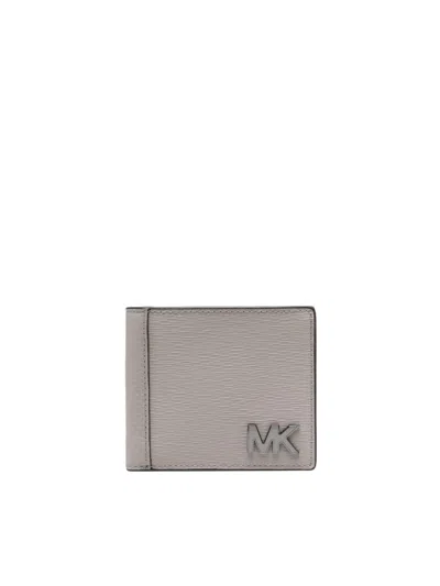 MICHAEL KORS MONEY PIECE BILLFOLD,39S2MHDF1T 082 PEARL GREY
