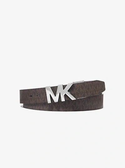 Michael Kors 4-in-1 Logo Belt Box Set In Black