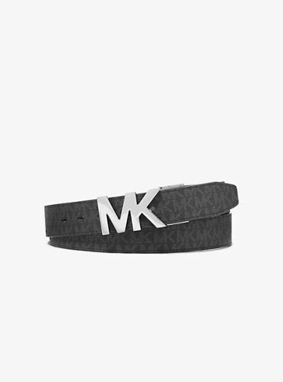 Michael Kors 4-in-1 Logo Belt Box Set In Brown