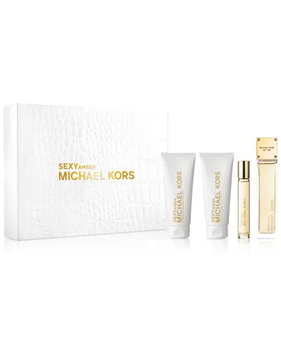 Michael Kors 4-pc. Sexy Amber Eau De Parfum Gift Set In No Color