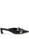 Michael Kors 40mm Darrington Mules In Black