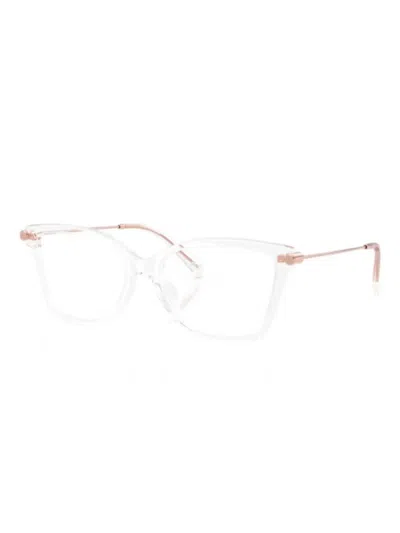 Michael Kors 4150u Vista Square-frame Glasses In White