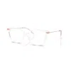 Michael Kors 54mm Square Optical Glasses In White