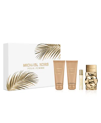 Michael Kors 4-pc. Pour Femme Eau De Parfum Set In Gold