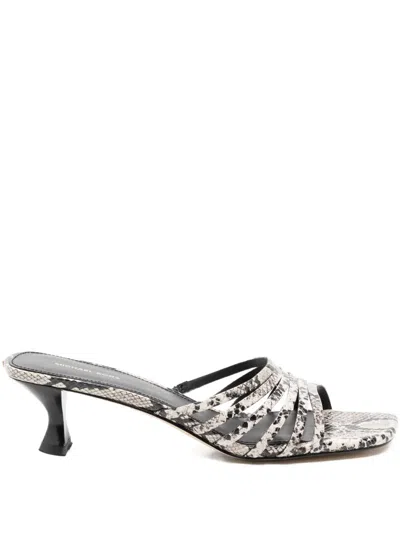 Michael Kors 50mm Haisley Sandals In Neutral