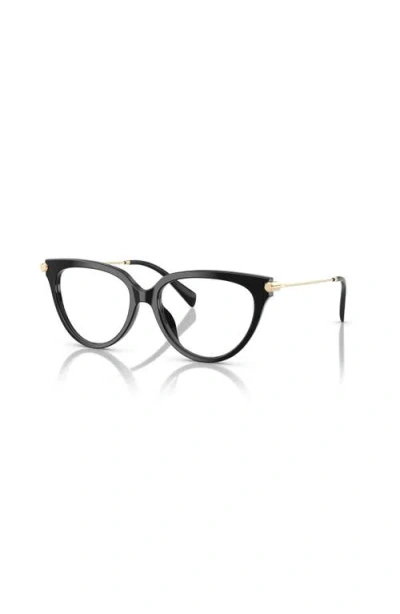 Michael Kors 51mm Cat Eye Optical Glasses In Black