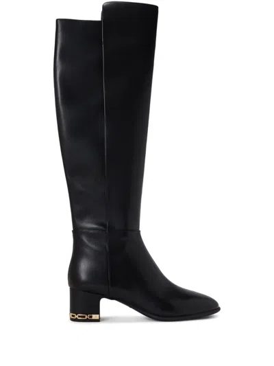 Michael Kors 51mm June Flex Boots In 黑色