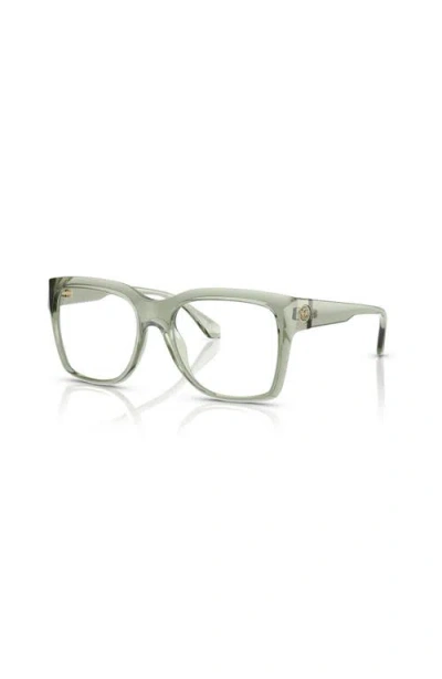 Michael Kors 51mm Square Optical Glasses In Green