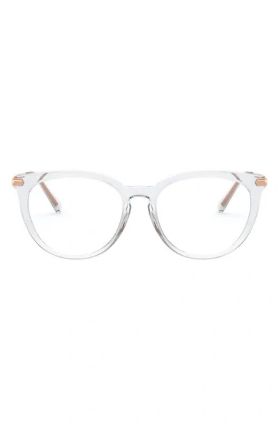 Michael Kors 51mm Square Optical Glasses In Gray