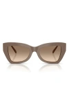 Michael Kors 52mm Butterfly Sunglasses In Grey